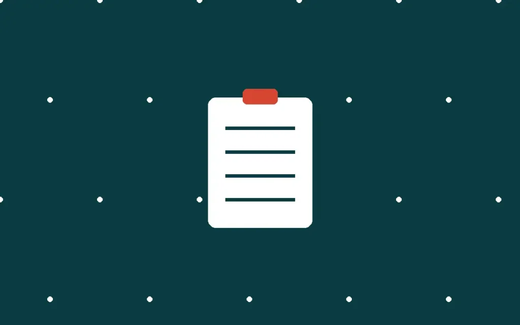Illustration of an emergency dental cost estimate clipboard