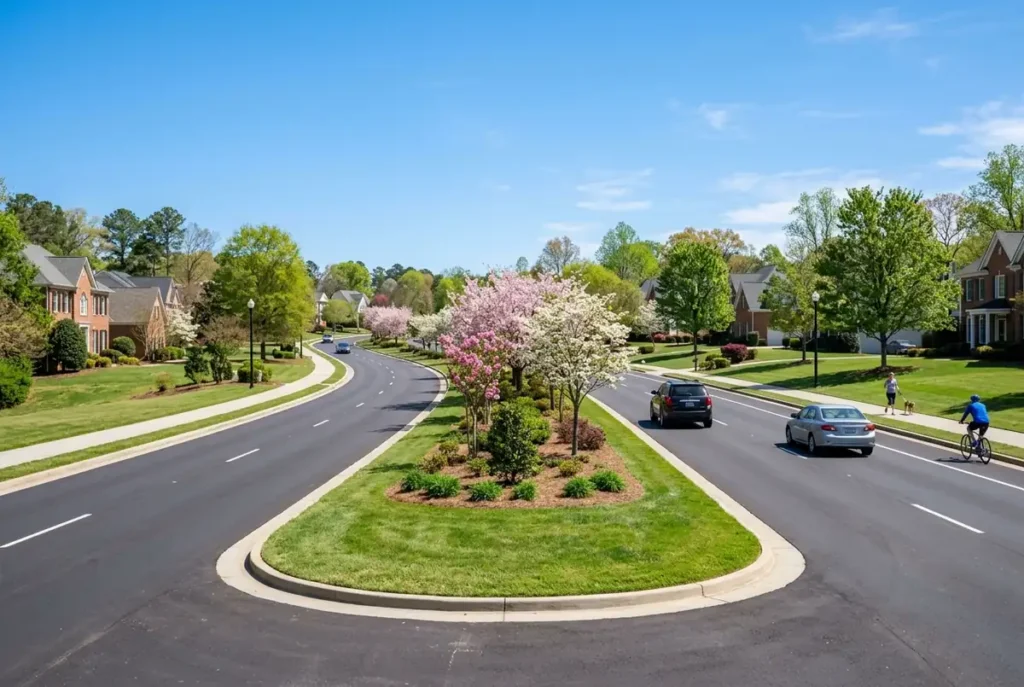 Johns Creek neighborhood on the route to emergency dental care in Alpharetta